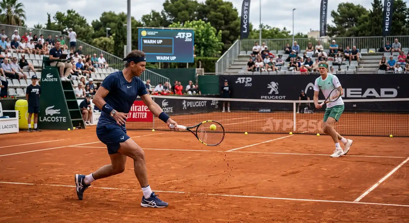ATP 250 Starterfeld mit Qualifikanten und Wildcards — gemischtes Spielerfeld