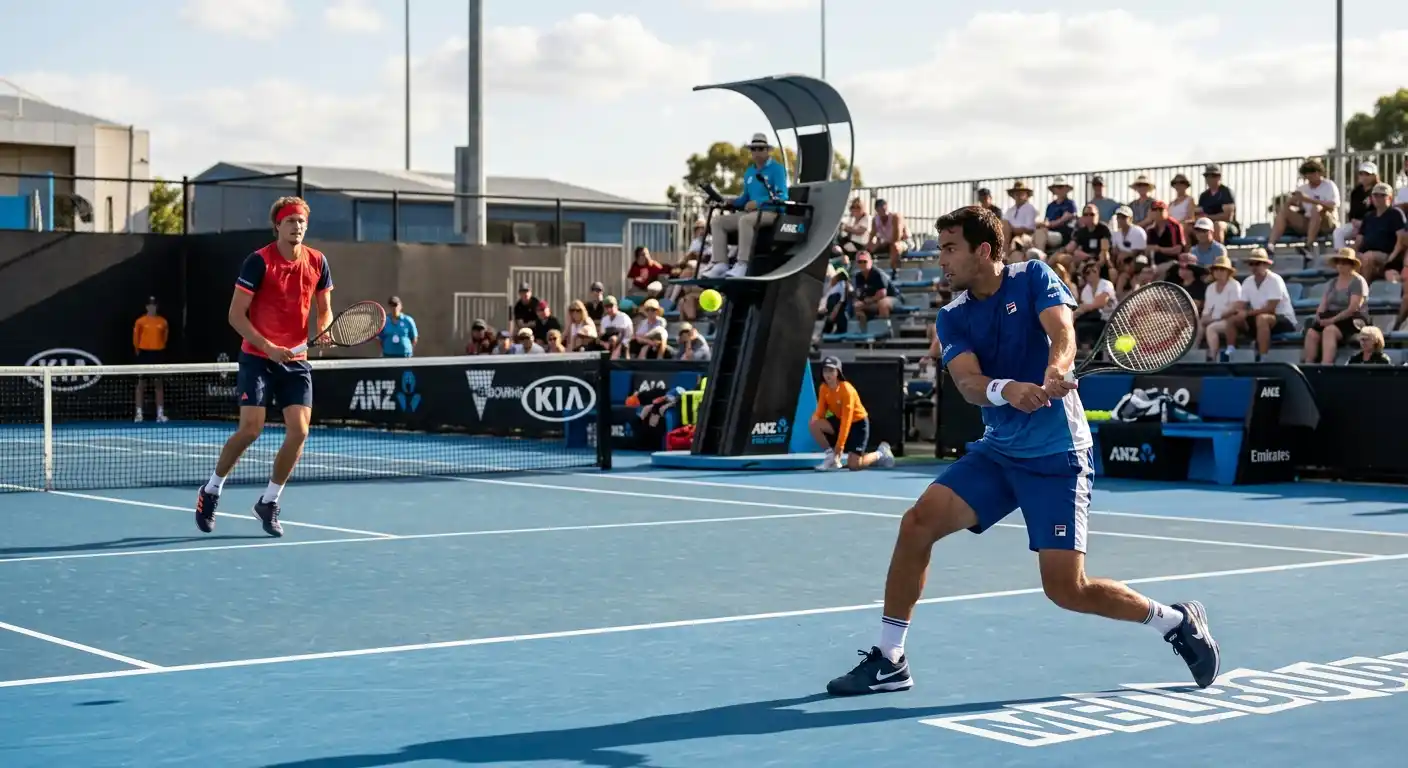 Erste Runde Australian Open — wenig bekannter Spieler gegen gesetzten Profi