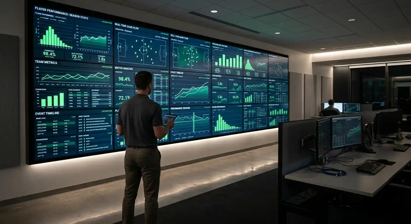 Datenvisualisierung der Sportradar Micro Markets Datenpipeline
