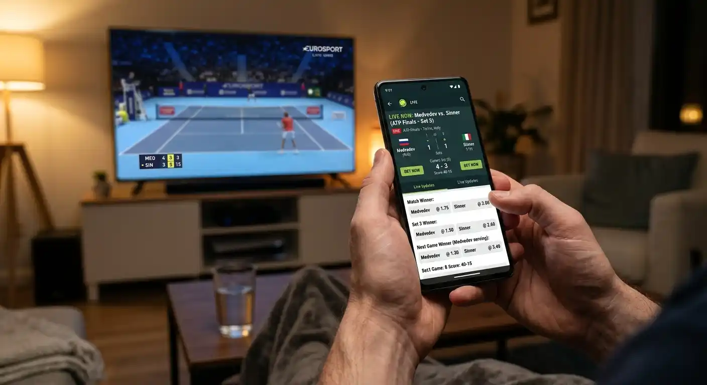 Tennis In-Play Over/Under Live-Linie — Dynamische Wettmarkt Anpassung