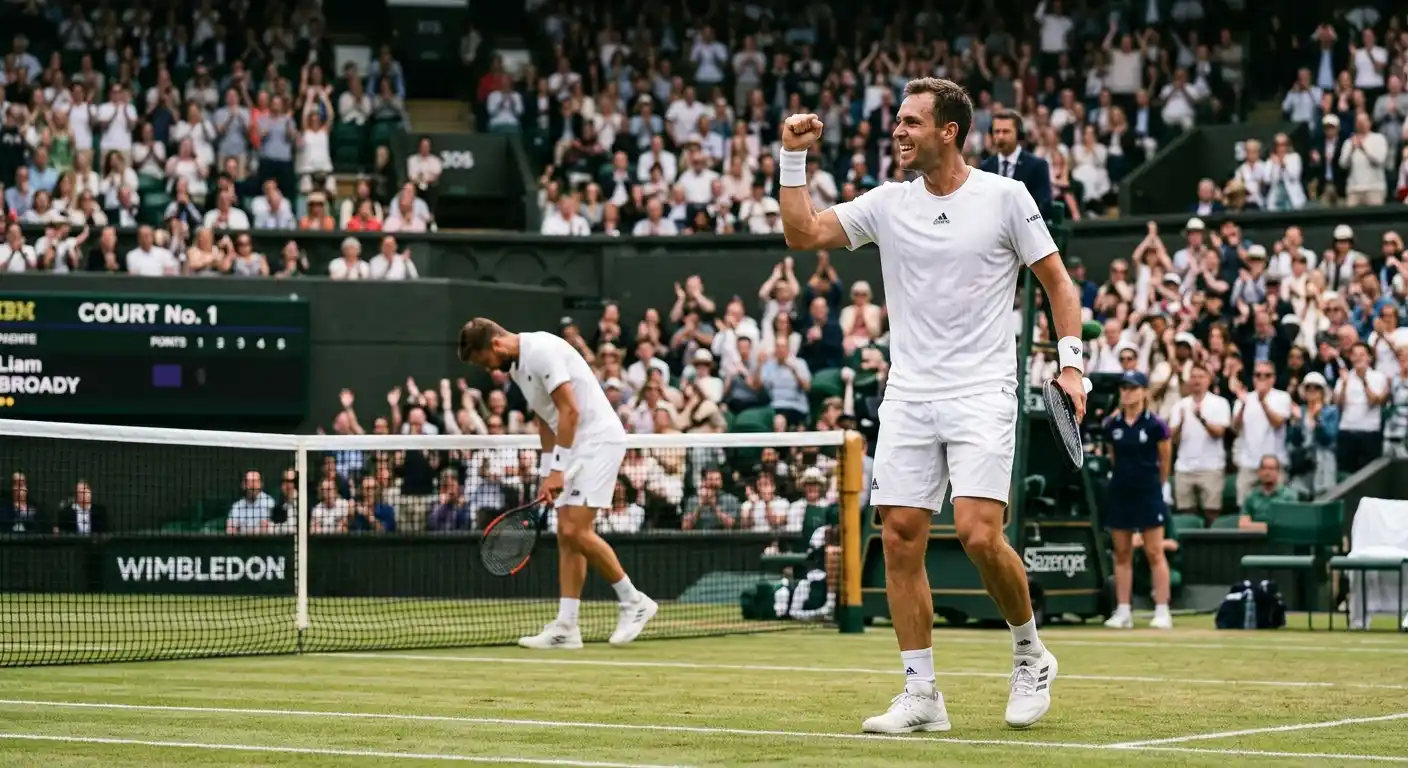 Unbekannter Tennisspieler feiert überraschenden Sieg gegen Favorit beim Grand Slam