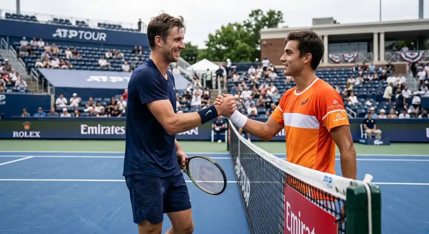 Tennis Satz-Handicap Analyse — ATP-Sandplatz-Match Auswertung
