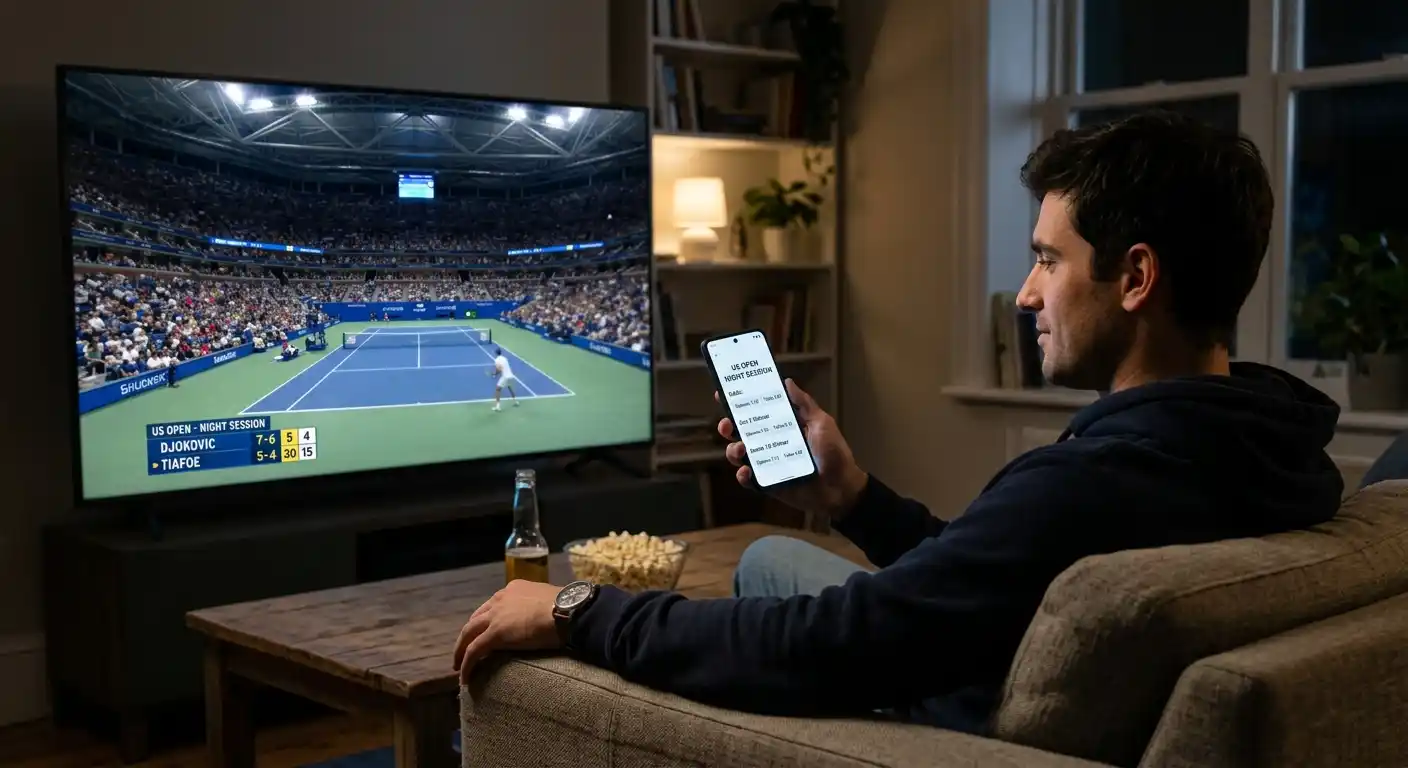 Dynamische In-Play-Wettquoten beim US Open auf mobiler Wettplattform